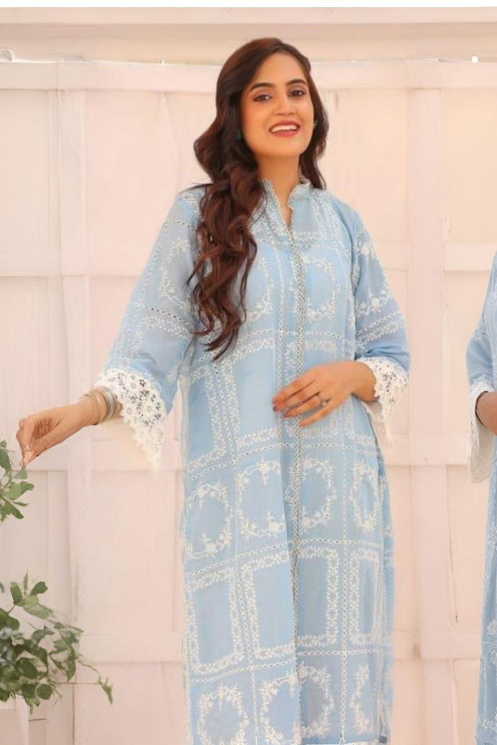 3 Piece Stitched Chikankari - Ready To Wear
