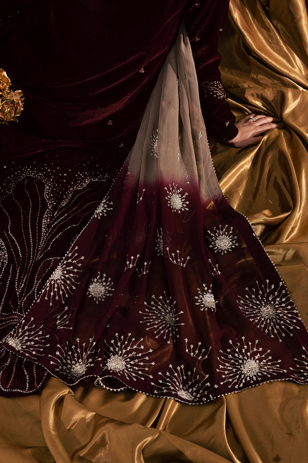 3 Piece Stitched Velvet Suit - Ready to Wear