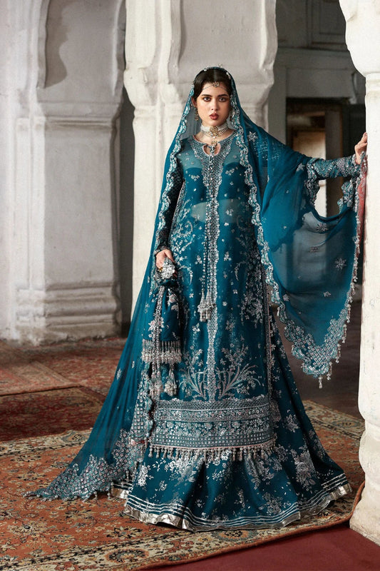 03-Piece Embroidered Organza With Chiffon Dupatta - Ready To Wear