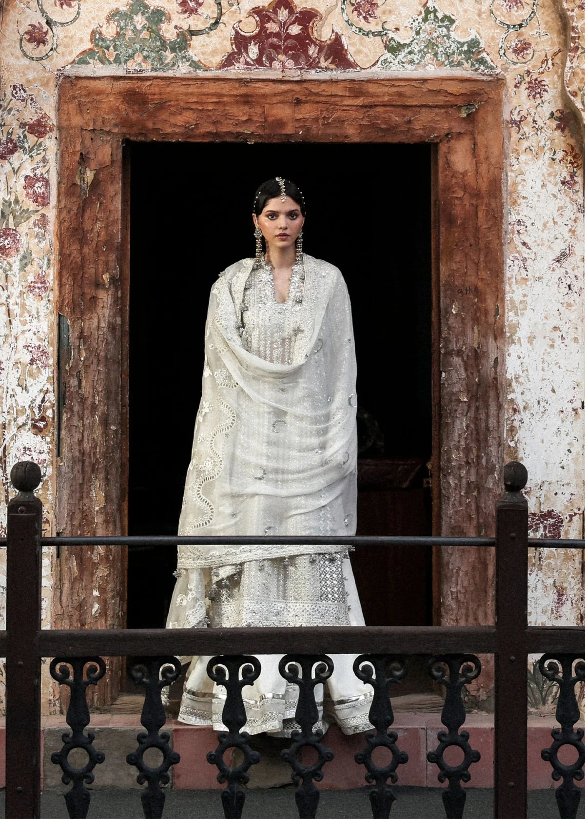 03-Piece Heavy Embroidered Organza With Chiffon Dupatta - Ready T0 Wear